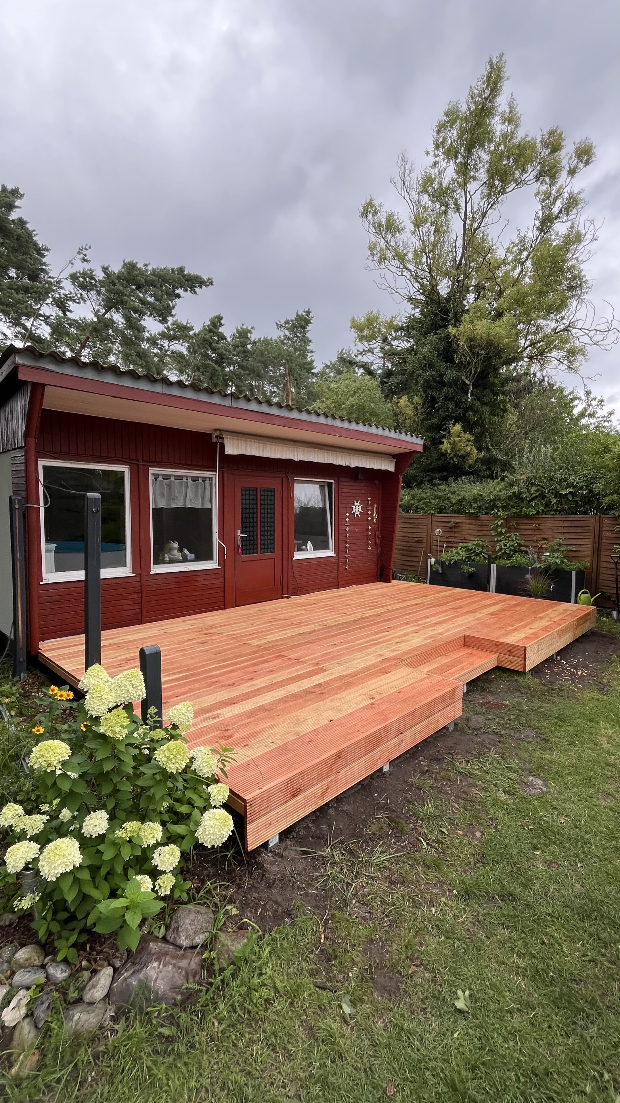 Terrasse aus Douglasie